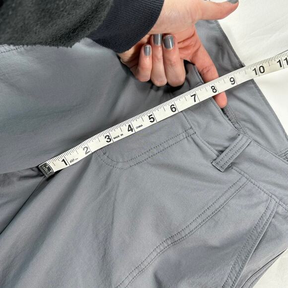Athleta Pants Womens 4 Gray Palisade Cropped Hiking Athletic Outdoor Active - Picture 9 of 12
